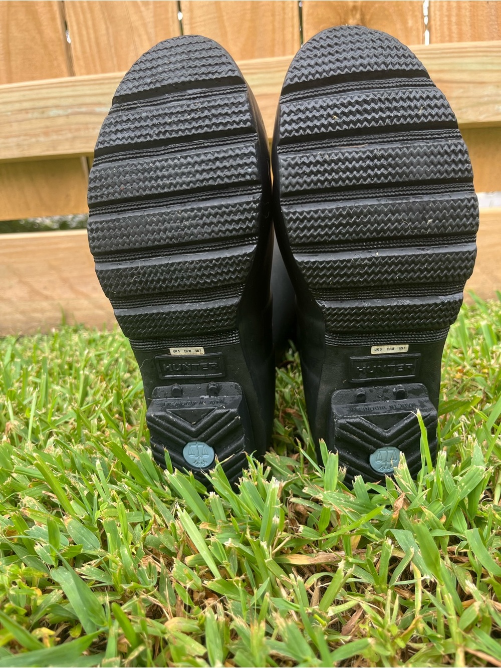 Hunter Original Tall Matte Black Waterproof Rain Boots Women’s 7 - Picture 7 of 12
